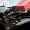 Electric Car Heater Air Cooler Fan 12V/24V Portable Demister Defroster Heating 120W Dryer Winds Fca
