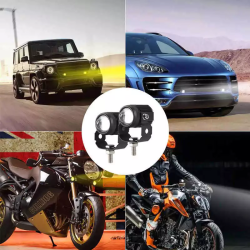 Astront 2Pcs Mini Driving Light White And Yellow 4Wires 3Mode 40W With Fan Waterproof 0C1