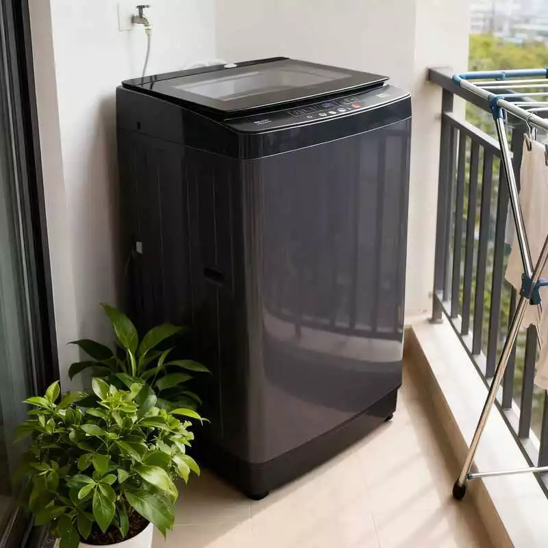 High Quality Washing Machine Fully Automatic with air Drying Function Lid Opening Blue Light Wheel W