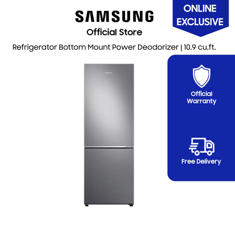Samsung 10.9 Cu.Ft. Bottom Mount No Frost Inverter Ref RB30N4020S9/TC