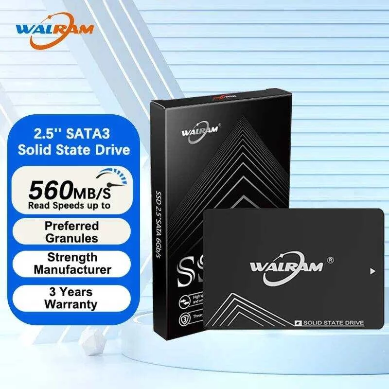 Walram 120GB 128GB 240GB 256GB Internal Solid State Drive 2.5 Hard Disc Inch HDD SATA3 SSD 480GB 512GB 1TB for Desktop Laptop PC