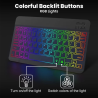 RGB Backlit Wireless Bluetooth Keyboard and Mouse with light LED for Laptop Tablet phone
