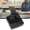 Black 2-key Keypad Mini Keyboard Copy And Paste OSU J0T9 USB Programming Mechanical Macro T9J9