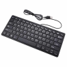 UNIVERSAL Multimedia MINI KEYBOARD USB Wired keyboard with wired mouse For PC Laptop