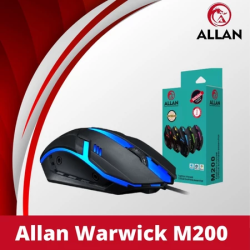Allan Mechanic M200 Warwick USB LED Gaming Mouse laptop/wifi/pc wire/acer laptop/computer mouse/mous