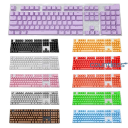 104pcs Ergonomic Fashion Mechanical Keyboard Keycap Notebook Button Accessories [countless.ph]