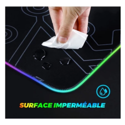 RGB Gaming Mouse Pad LED Large Mouse Pad Anti-Slip Rubber Base Computer Keyboard USB 80cm X 30cm
