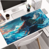 Large Mouse Pad Ghost Knife Blade Computer Mat Desk Anti Slip Desk Mat Gaming Keyboard Mat