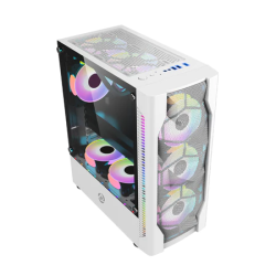 Inplay Meteor 03 PC Case Tempered Glass Gaming Computer Casing ATX Desktop Case For PC Computer