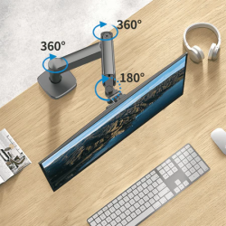 Inplay KMT-1 Single Monitor Stand Mount Arm Gas Spring Adjustable Monitor Bracket For 13-32" Monitor