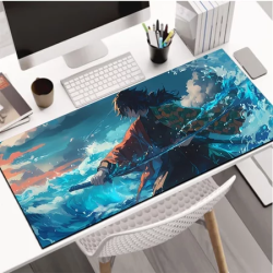 Large Mouse Pad Ghost Knife Blade Computer Mat Desk Anti Slip Desk Mat Gaming Keyboard Mat