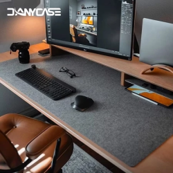 Office Computer Desk Mat Big Mousepad Keyboard Table Cover Extended Mouse Pad Wool Felt Laptop Desk Mat Gaming Mouse Pad