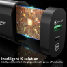 PD20W Super Fast Charge USB Type C Charger 3A PD QC Charger Adapter Dual Port Wall Adapter