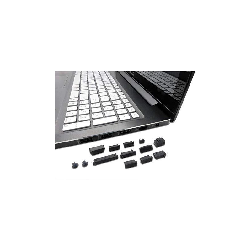 1Pack,16 Pcs/13 Pcs Universal Anti Dust Port Plug for Laptops,Nookbooks