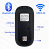 Dual Mode Wireless Mouse Bluetooth 5.0 2.4GHz Rechargeable Ultra Silent USB C PC Laptop Phone