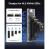 Orico M.2 SSD Case 10Gbps USB3.1 Gen2 Type-C Mini SSD Enclosure Support UASP Protocol(TCM2)