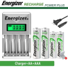 Energizer AA/AAA rechargeable battery with 4-slot LCD Tape screen independent charging charger