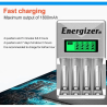 Energizer AA/AAA rechargeable battery with 4-slot LCD Tape screen independent charging charger