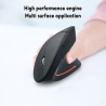 2.4Ghz Wireless Computer Mouse Ergonomic Vertical Mouse Rechargeable Gaming Silent Mouse