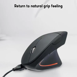 2.4Ghz Wireless Computer Mouse Ergonomic Vertical Mouse Rechargeable Gaming Silent Mouse