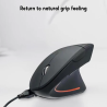 2.4Ghz Wireless Computer Mouse Ergonomic Vertical Mouse Rechargeable Gaming Silent Mouse