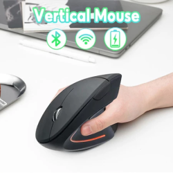2.4Ghz Wireless Computer Mouse Ergonomic Vertical Mouse Rechargeable Gaming Silent Mouse