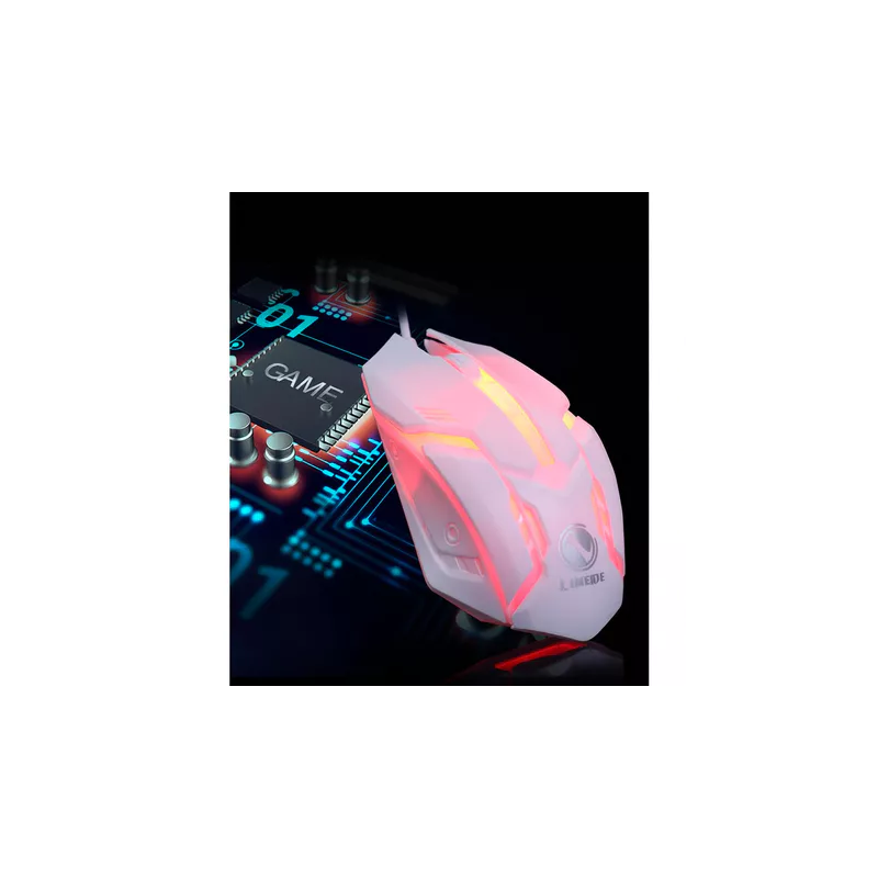 Ergonomic Wired Gaming Mouse with Rainbow Led Backlight for PC and Laptop