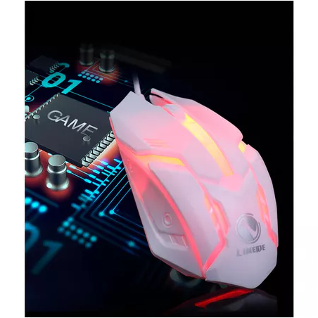 Ergonomic Wired Gaming Mouse with Rainbow Led Backlight for PC and Laptop