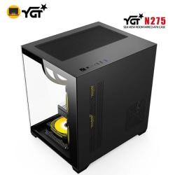 YGT Gaming Case With Tempered Glass Seaview Palace Micro ATX Desktop PC Computer Case 100% Durable