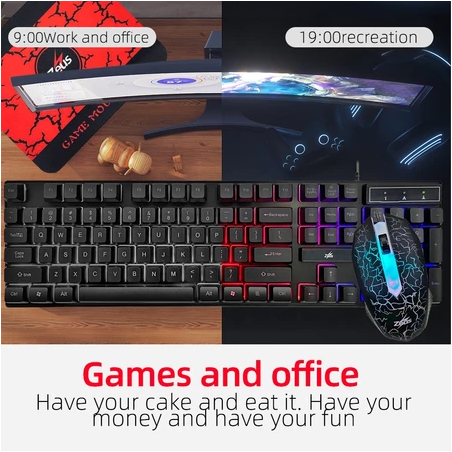 Zeus Z-BOX710 4 in 1 Computer Gaming Kit / Gaming Set ZBOX-710