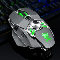 ME T-WOLF V10 Mouse Ergonomic Lighting Adjustable DPI 8 Keys USB Wired Mechanical Gaming Mouse