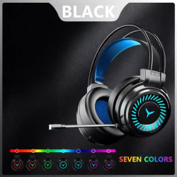 G7 RGB Wired Headphones Gaming Headset With Mic Noise Cancellation For PC Compute Laptop Phone