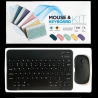 10 inch Wireless Bluetooth Mobile Mini Keyboard And Mouse Suitable For Laptops, Tablets, Smartphones