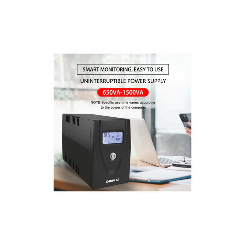 Inplay UPS 650VA 1000VA 2000VA 3000VA With AVR Uninterruptible Power Supply For PC Computer Laptop