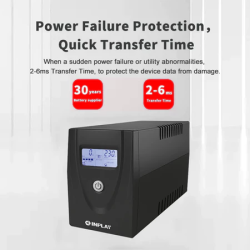 Inplay UPS 650VA 1000VA 2000VA 3000VA With AVR Uninterruptible Power Supply For PC Computer Laptop