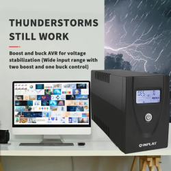 Inplay UPS 650VA 1000VA 2000VA 3000VA With AVR Uninterruptible Power Supply For PC Computer Laptop