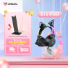 Onikuma X15 Pro Gaming Headset with Mic Noise Cancellation Cat Ear Gaming Headphones For PC Laptop