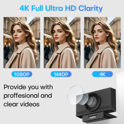 Rapoo C500AF Camera 4K Auto Focus Live Broadcast Online Class Webcam HD USB Web Camera With Mic Live Camera for Laptop PC