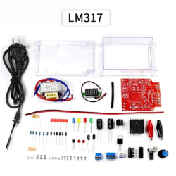 LM317 Voltage Regulator Kit with Circuit Board