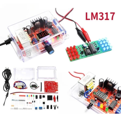 LM317 Voltage Regulator Kit with Circuit Board
