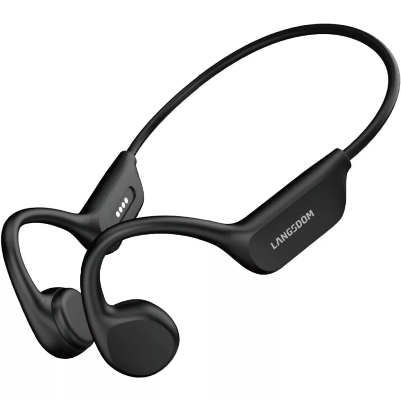 Zeus x Langsdom Bone Conduction Headphones Open-Ear IPX8 Waterproof Bluetooth Sports & Running