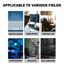 Intel Core i5 / i7 Desktop Computer Quad-Core 8 Thread 16GB RAM 512GB SSD Full Set Pc Computer