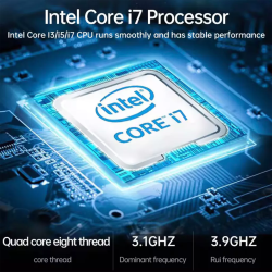 Intel Core i5 / i7 Desktop Computer Quad-Core 8 Thread 16GB RAM 512GB SSD Full Set Pc Computer