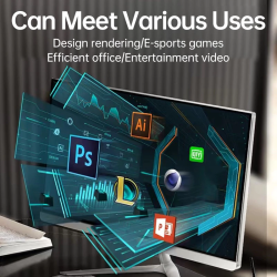 AIODIY All In One PC Desktop Computer I7 CPU 16G 512G SSD Game Computer 24 Inch