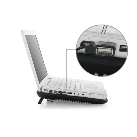 Laptop Cooling Fan ( Cooler Fan ) ( Up to 14inches ) ( V19 )