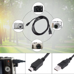 USB to 12 Pin Olympus Data Cable Cord Charging Cable Wire for Olympus Camera CB-USB5/CB-USB6