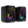 SYCAT NO-1046 Computer Speaker USB Colorful Lighting Effect RGB Gaming Laptop PC Speaker For Laptop