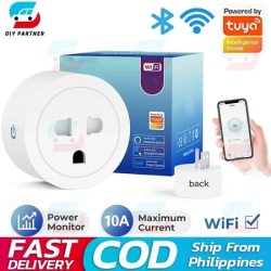 10A Tuya WiFi Smart Socket Switch Outlet Smart Life APP Support Alexa Google Home Voice Control 2025