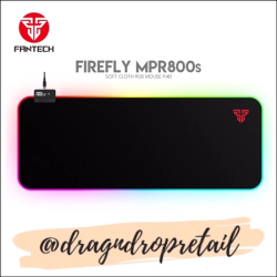 FANTECH MPR800S FIREFLY Soft Cloth RGB Gaming Mouse Pad -Black, Pink Sakura and White Space Edition