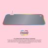 FANTECH MPR800S FIREFLY Soft Cloth RGB Gaming Mouse Pad -Black, Pink Sakura and White Space Edition
